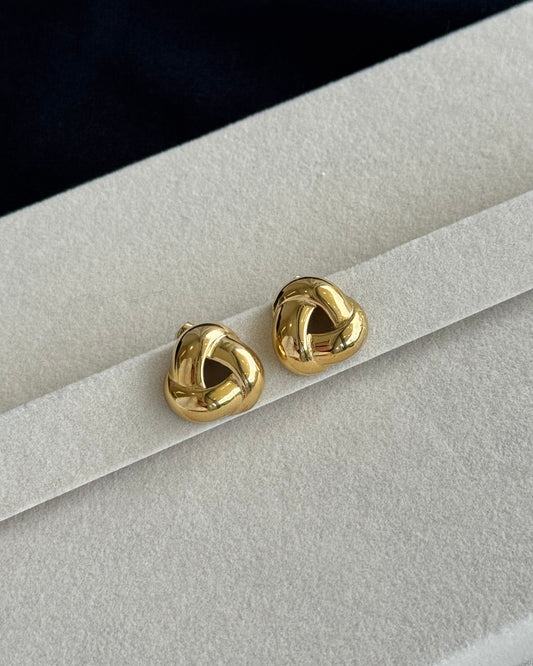 Twisted Knot Earrings - REFB144