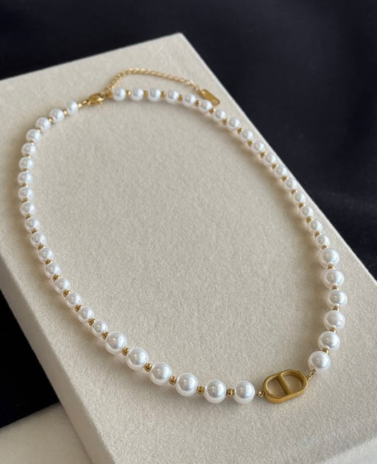 CD pearl necklace - REFC026