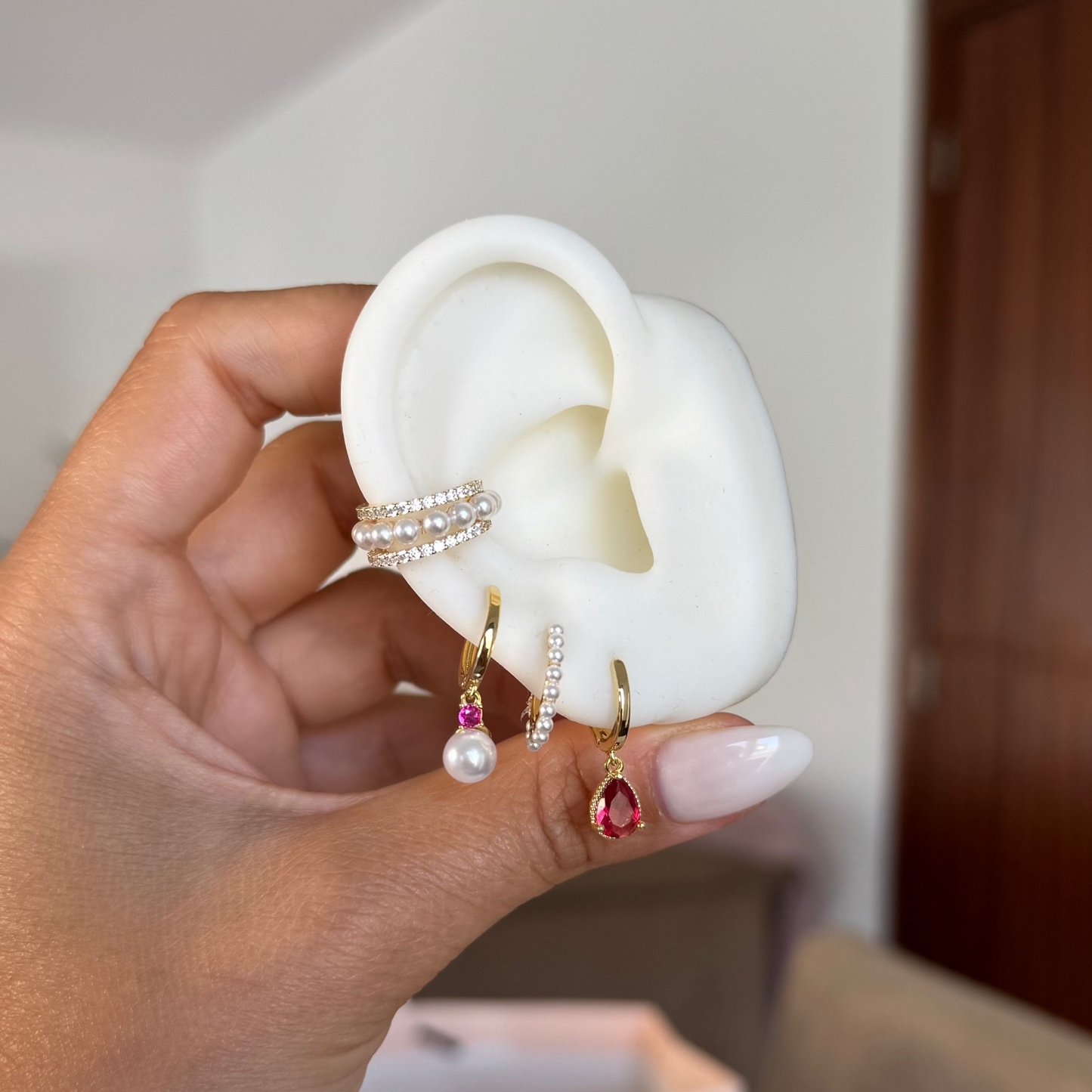 Pearl hoop - REFB164