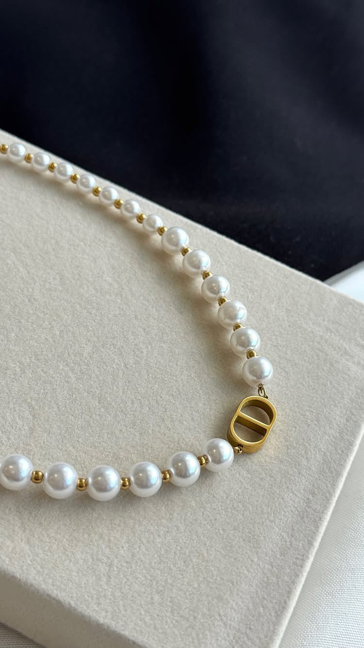 CD pearl necklace - REFC026