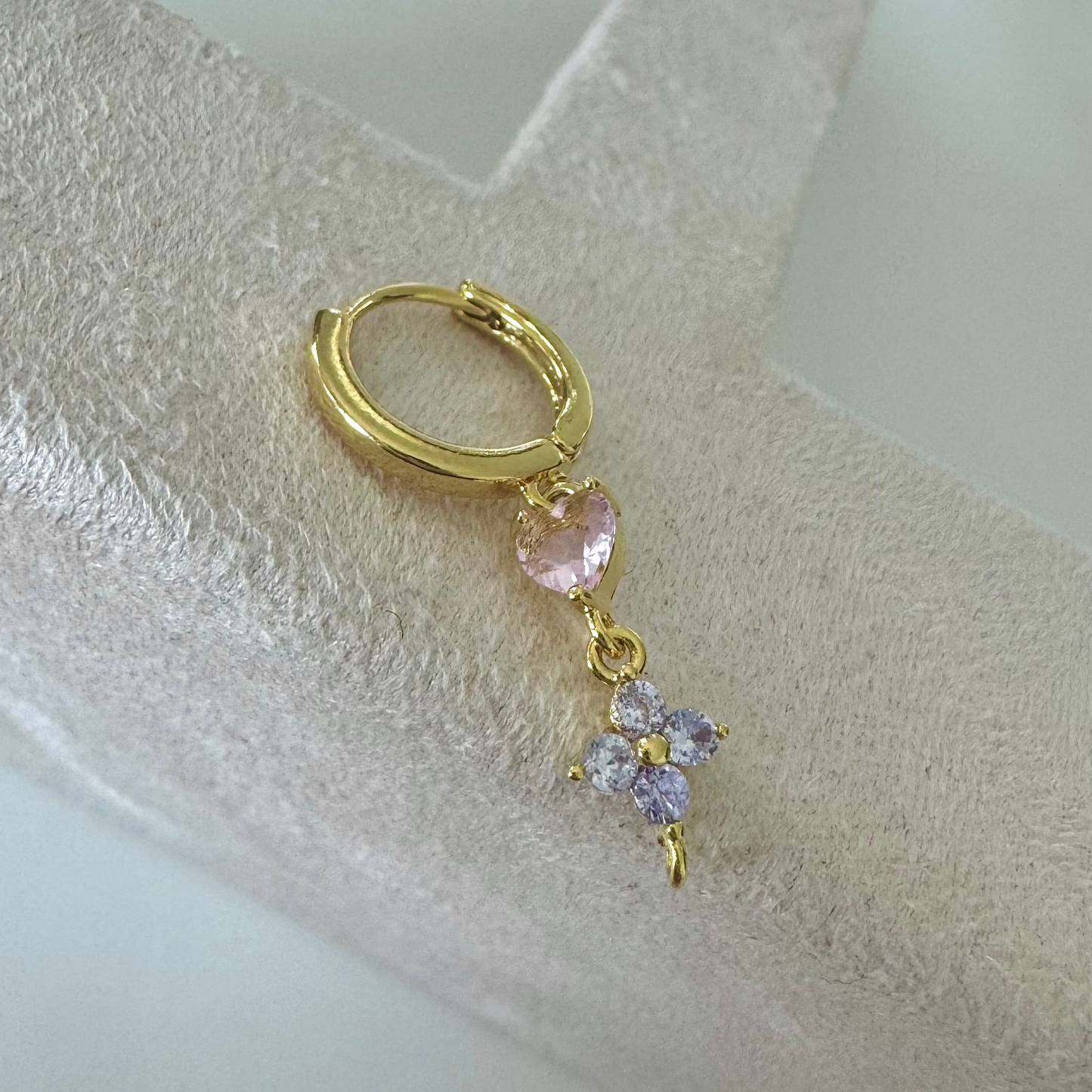 Love flower pendant ring - REFB149