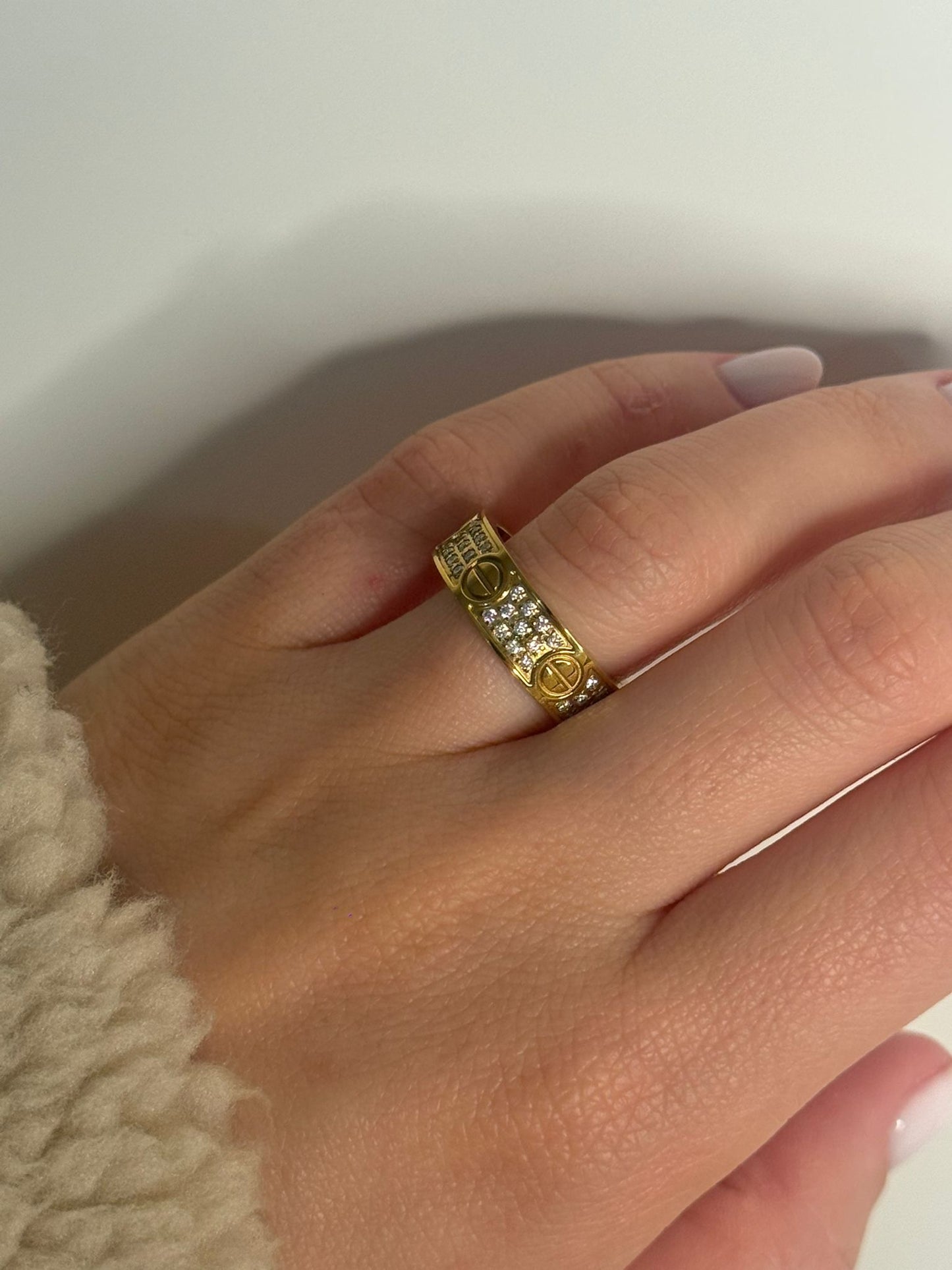 Anel Cartier love  - REFA087