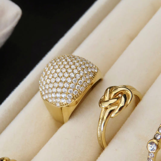 Twisted knot ring - REFA078