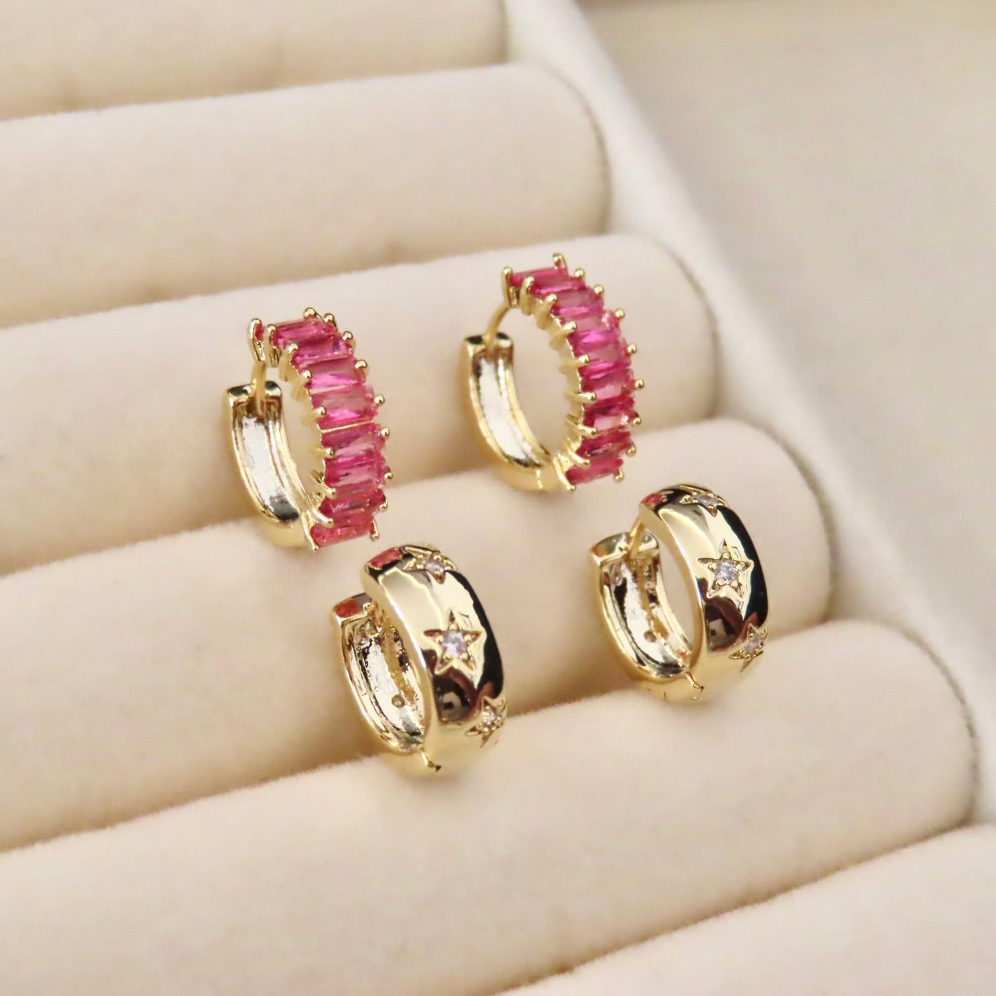 Kim Pink Hoop - REFB173