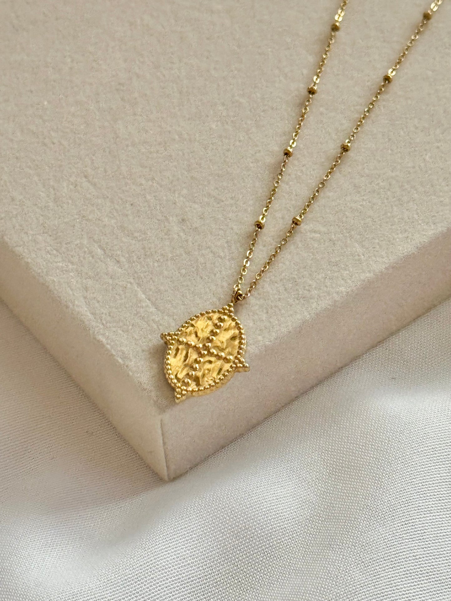 Cross medal necklace - REFC013