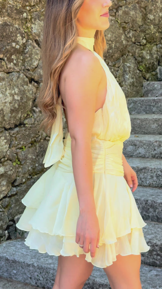Butter gold dress